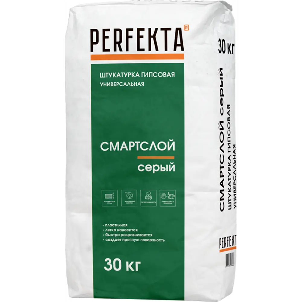 Штукатурка гипсовая Perfekta Смарт Слой УНиверсальная 30 кг STLM-2199629