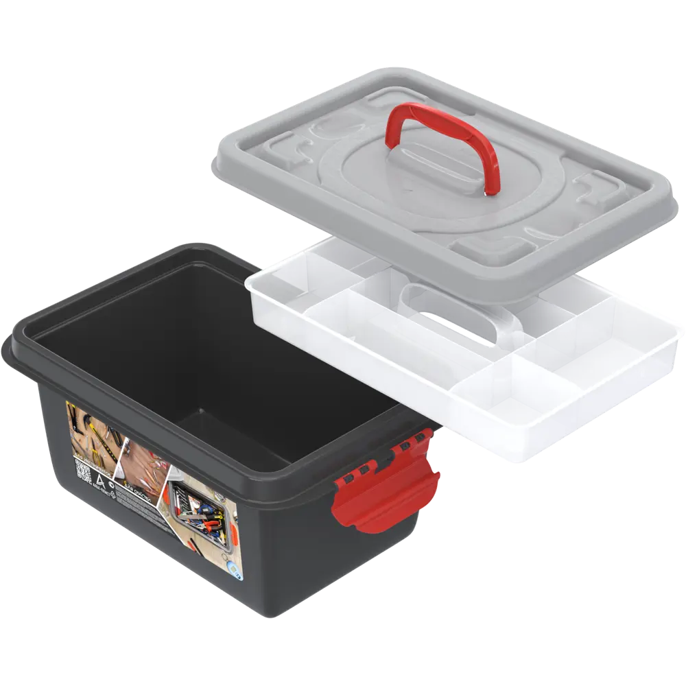 Santreyd Бокс универсальный с вкладышем АП 405 для инструментов и хранения 87583154 STLM-0844127 - Вид №1