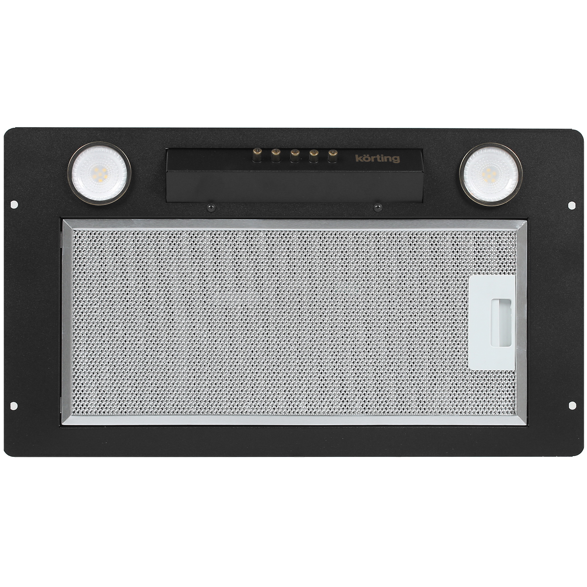 8169894 Вытяжка полновстраиваемая Korting KHI 6631 RN черный/золотистый STDN-0151043 - Вид №5