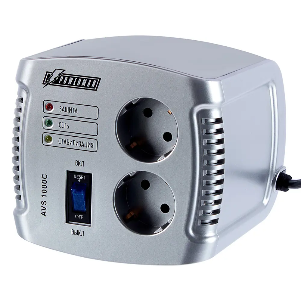 Стабилизатор напряжения Powerman  AVS 1000С (Cube) STLM-2188468