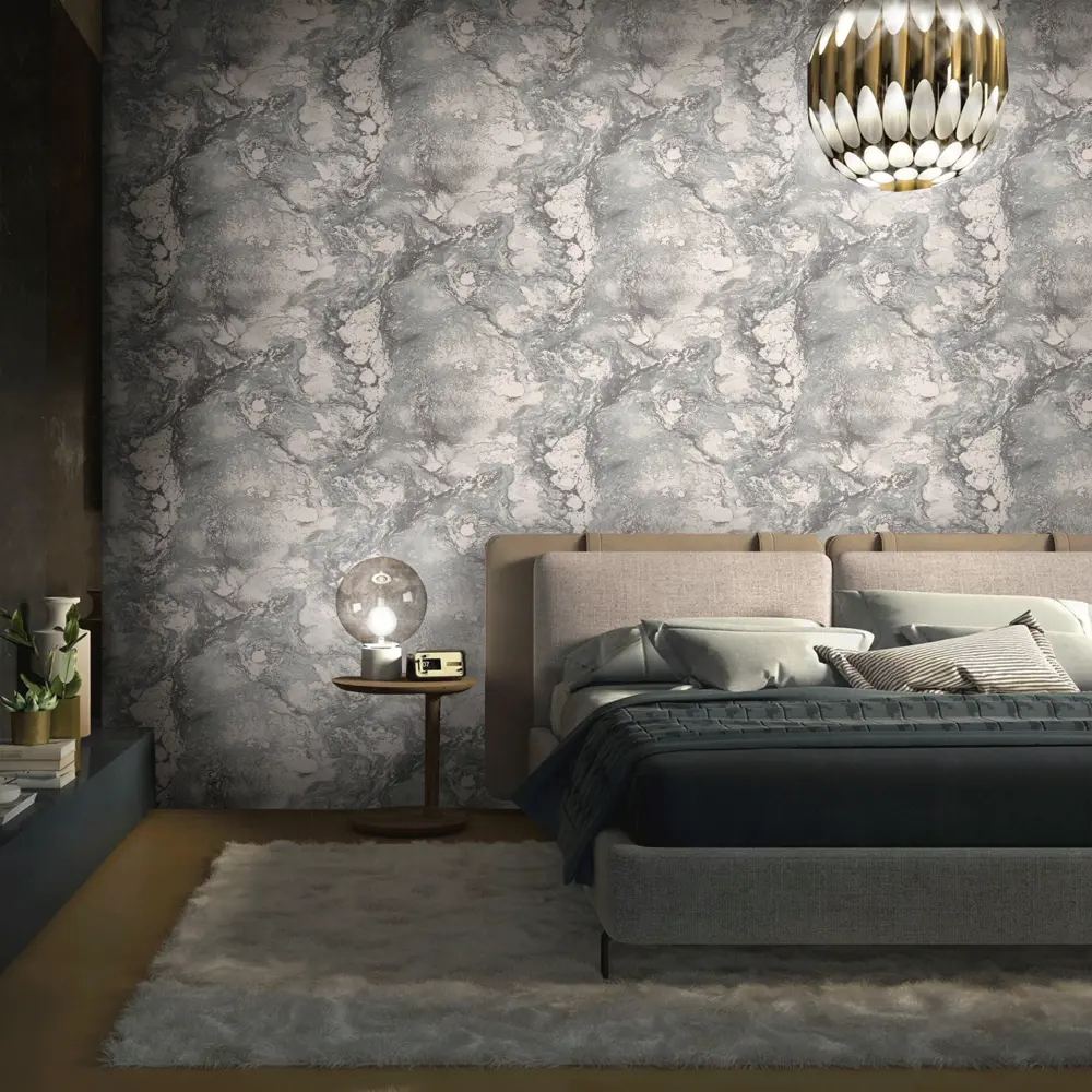 Обои флизелиновые Erismann Neochic серые 1.06 м 60134-04 Santreyd STLM-2172245 - Вид №2