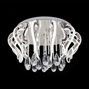 Потолочный светильник круглый серебристый Citilux Krown EL334C108.1 CITILUX ДИЗАЙНЕРСКИЕ, KROWN 00-3890433 Серебро