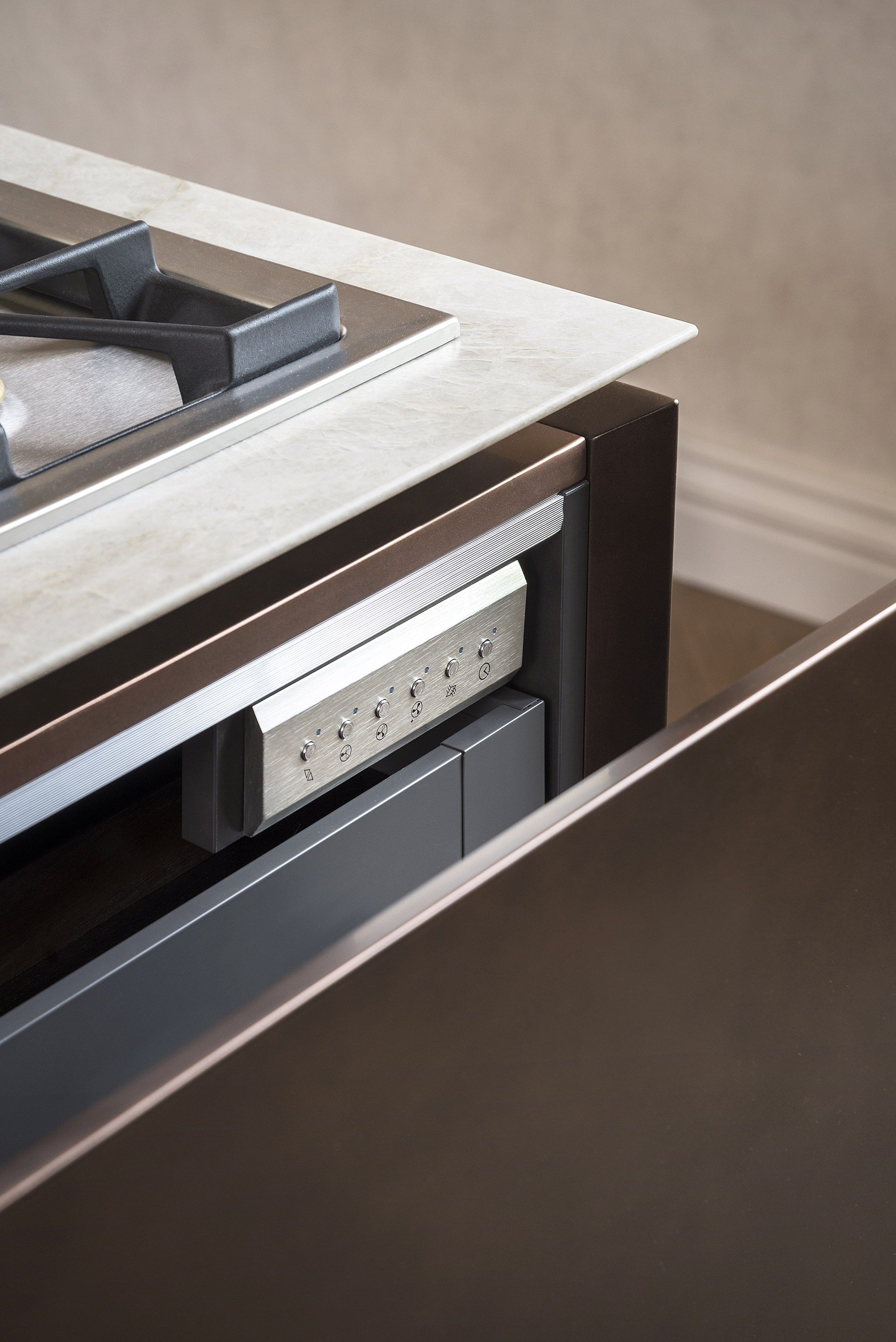 Кухня на заказ с островом без ручек TM Italia Cucine T30 / D90 ARCH-00118530 - Вид №11