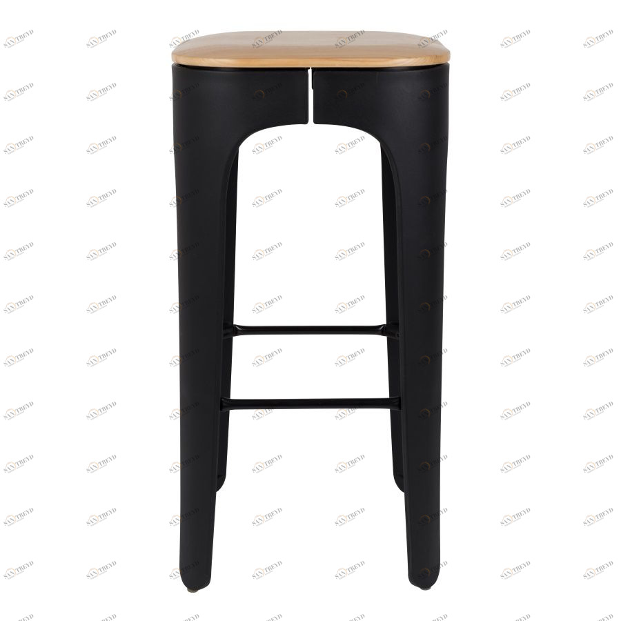 Стул барный Up-High черный White Label Living 1500240