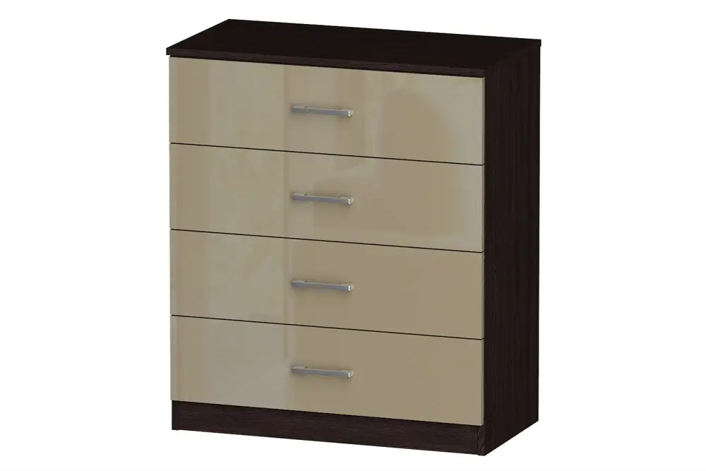 91545889 Комод Furnistyle 10718 4 ящика 80x40x90 см ЛДСП цвет разноцветный STLM-1078693