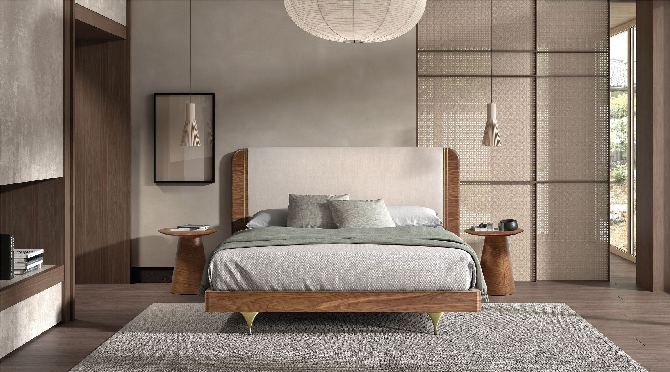 Деревянная двуспальная кровать Hurtado Evolution ARCH-00098072 - Вид №9