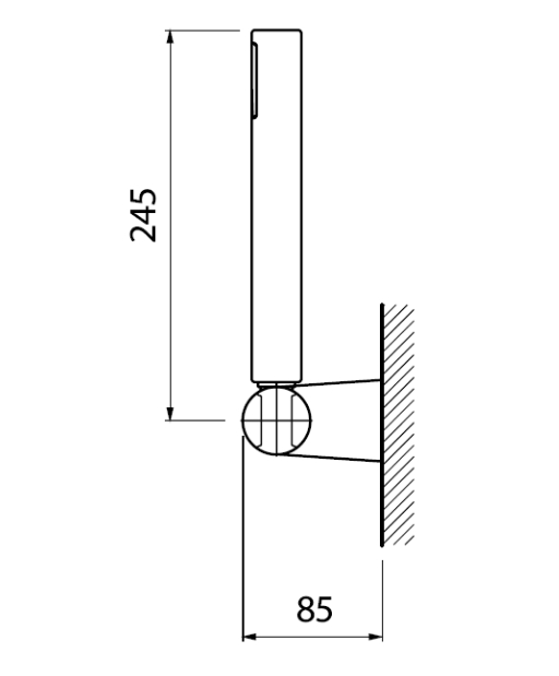 AC0116560 Душевой гарнитур , черный Webert #VALUE!  - Вид №1