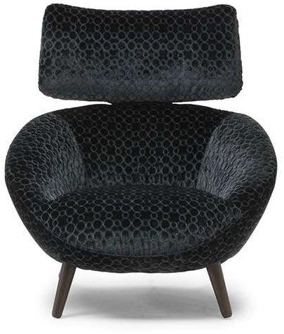 Natuzzi Кресло из ткани с подголовником sun-id-1458442 - Вид №1