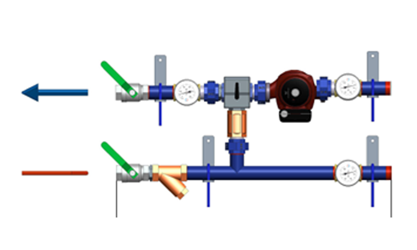 Danfoss Узлы АУУ-Т с термомонометрами АУУ-Т/M-25-5-10 150U3633 