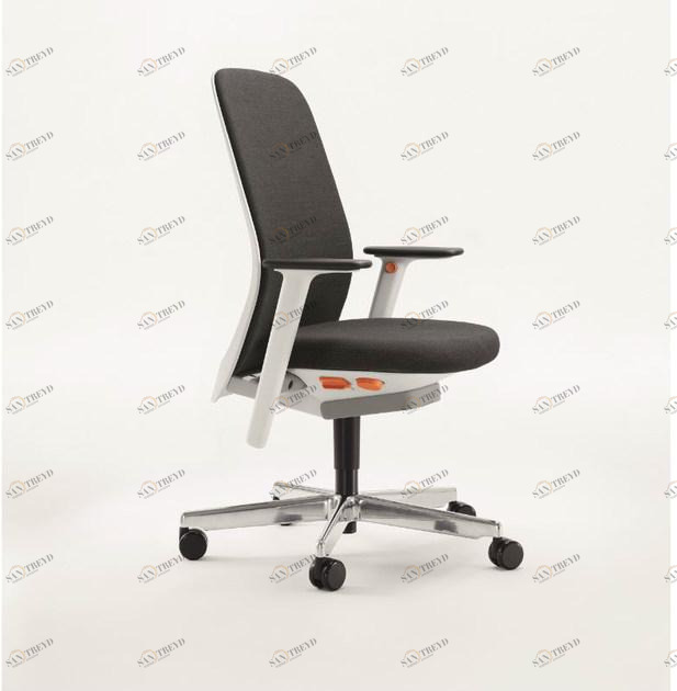 BENE Поворотный офисный стул из ткани Riya sun-id-1402005