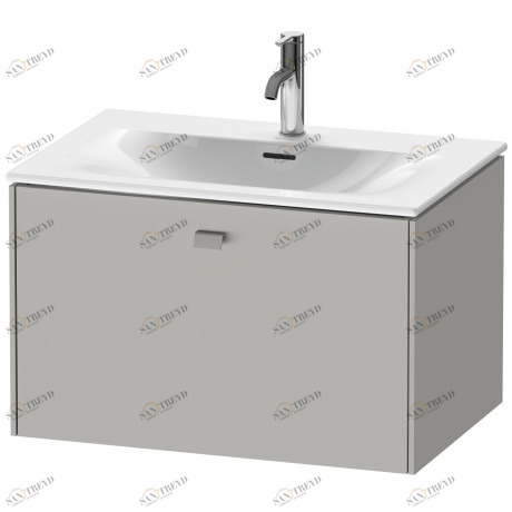BR421100707 Тумбочка подвесная Brioso #BR4211 720 x 479 мм Бетонно-серый матовый декор Duravit