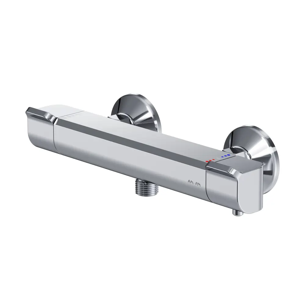 Термостатический смеситель AM.PM Flash для душа с защитой от ожогов 87812814 STLM-0993512
