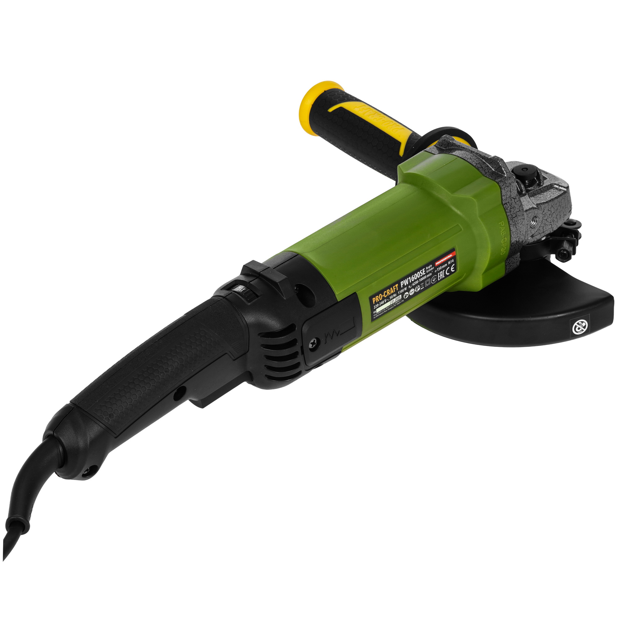 Углошлифовальная машина (УШМ) PROCRAFT PW1600SE 9277876 STDN-0077540 - Вид №1