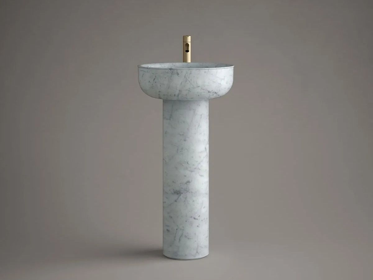 Мраморная отдельно стоящая круглая раковина Inbani Prime ARCH-00002519