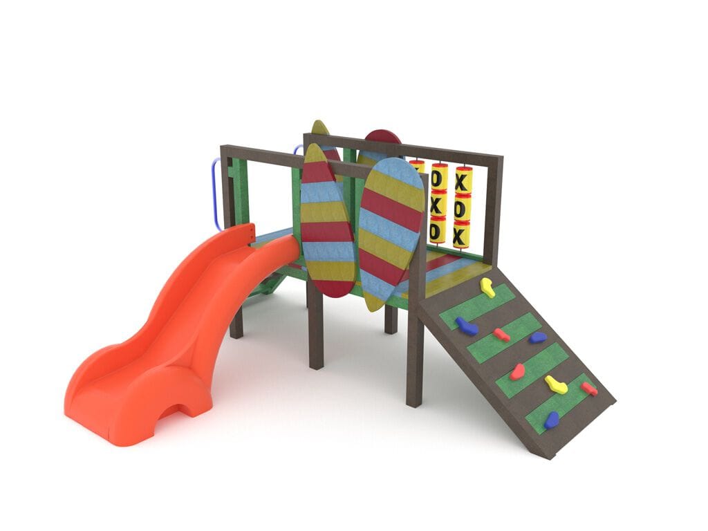 Рециркулированная пластиковая игровая структура EUROCOMITALIA COMBI BABY ARCH-00113981