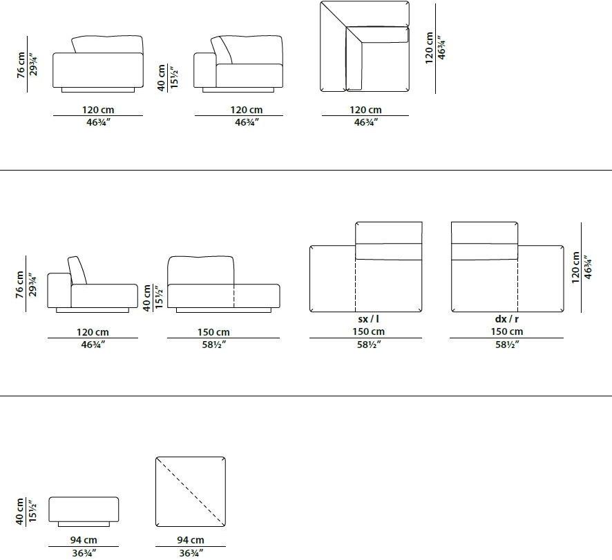 BAXTER Секционный кожаный диван sun-id-1415222 - Вид №9