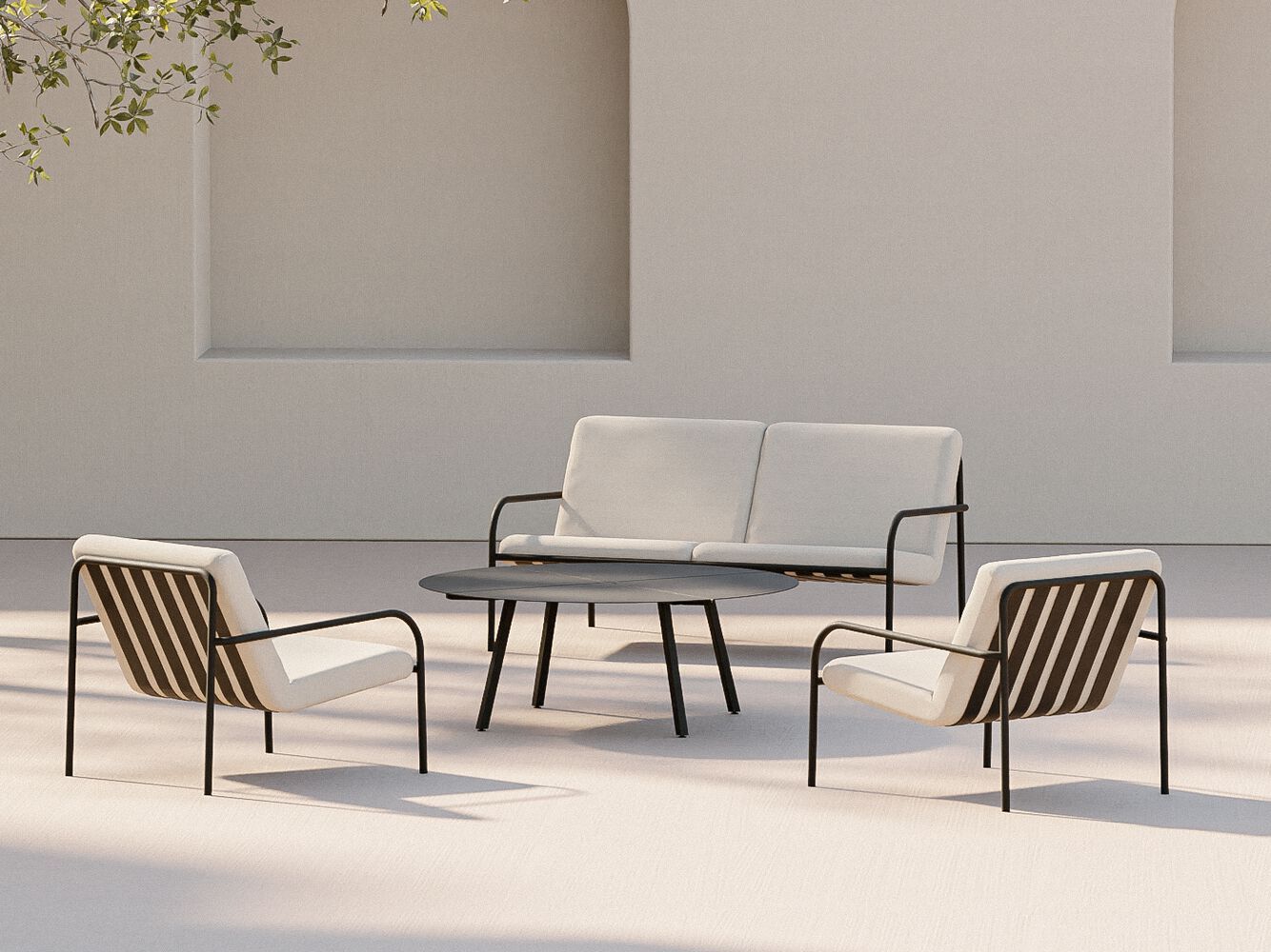 Стальной садовый диван с порошковым покрытием Metallbude CRUZ ARCH-00037484 - Вид №3