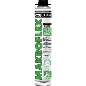 Пена монтажная пистолетная Makroflex Whiteteq Про 750 мл