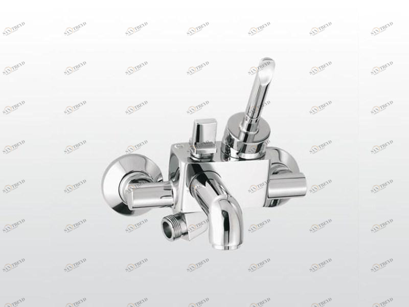 RUBINETTERIE STELLA Смеситель для душа настенный с аэратором и переключателем Box Art.172cr