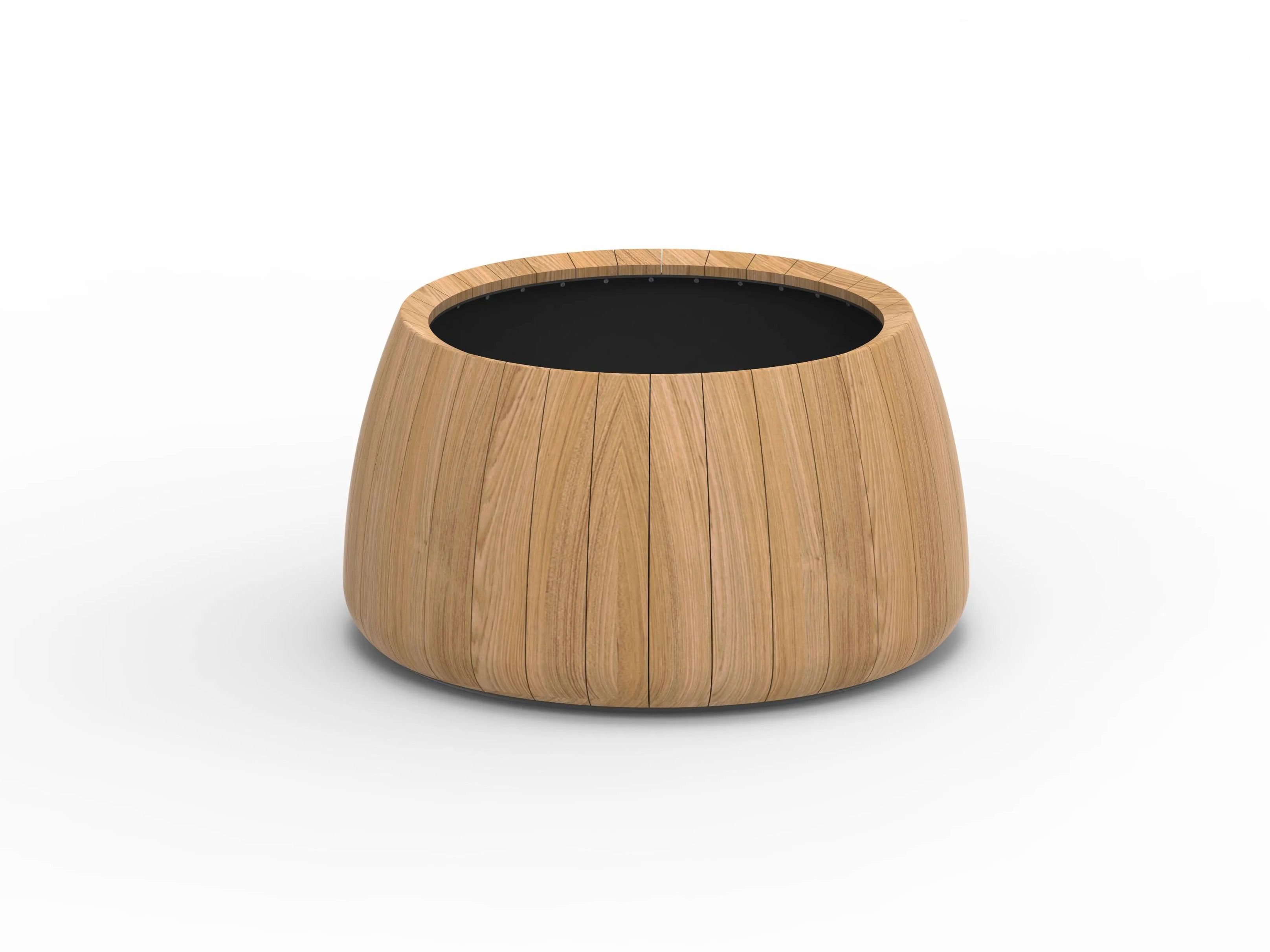 Круглый плантатор из тикового дерева Royal Botania Bariq ARCH-00126671