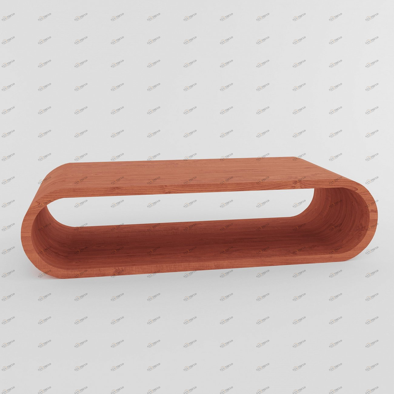 Тумба под телевизор 46х185 см сапеле "Цикл" ODINGENIY  00-3885838 Оранжевый 