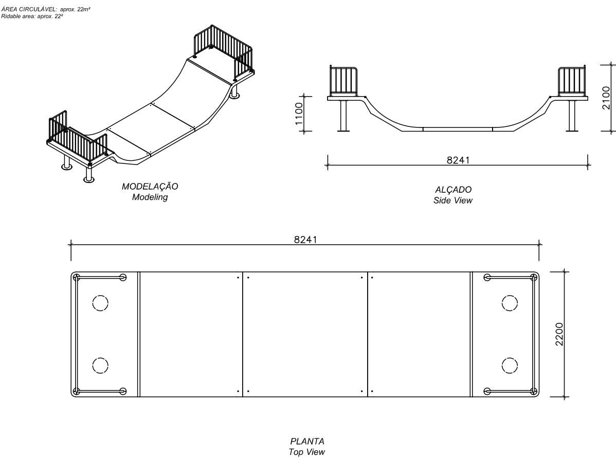 Бетонная спортивная рампа amop Suba Ramps ARCH-00035844 - Вид №15