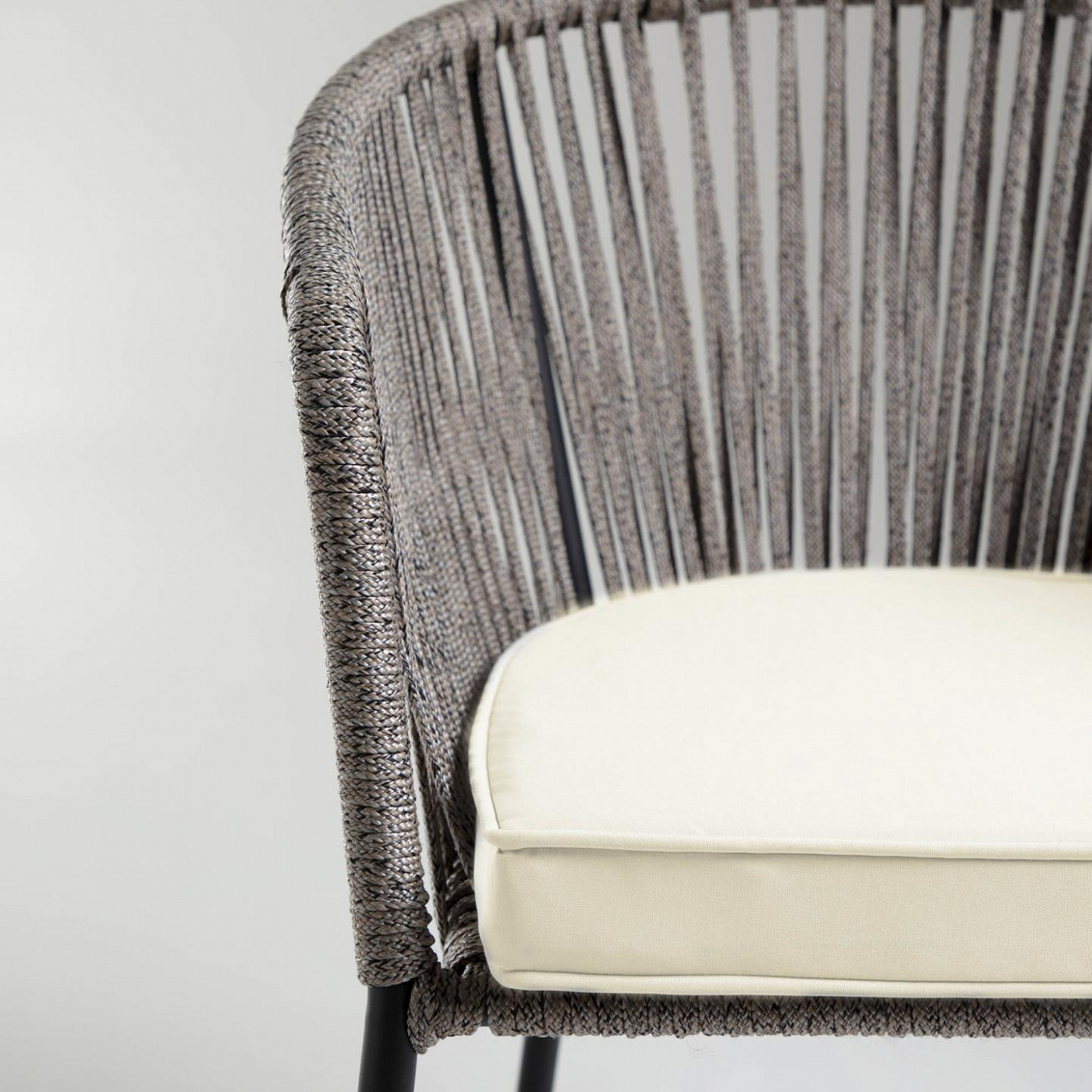 081796 Стул серый La Forma Yanet  - Вид №3