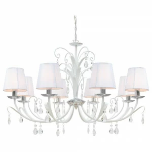 Подвесная люстра Arte Lamp Romana Snow A1743LM-8WH ARTE LAMP ДИЗАЙНЕРСКИЕ, ROMANA SNOW 056608 Белый