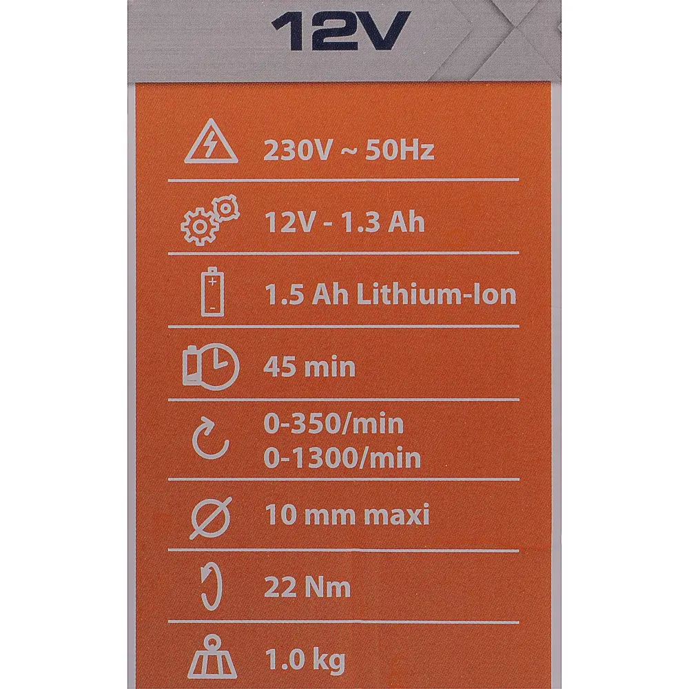 Дрель-шуруповерт аккумуляторная Dexter Power 5227.2A-1.5AH, 12 В Li-ion 1.5 Ач STLM-2056694 - Вид №6