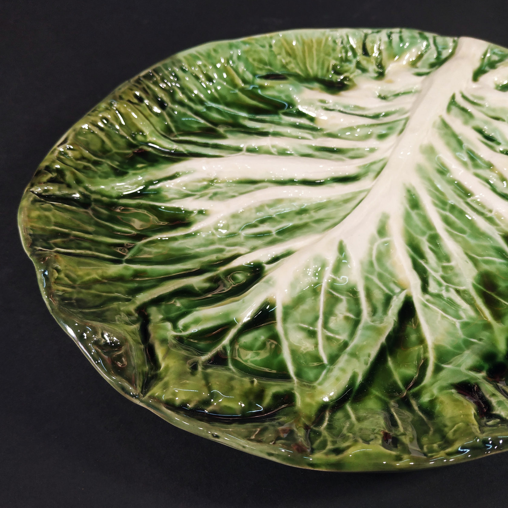 Тарелка «Лист салата» Фиолетовый PROVANSFAIENCE  - Вид №1