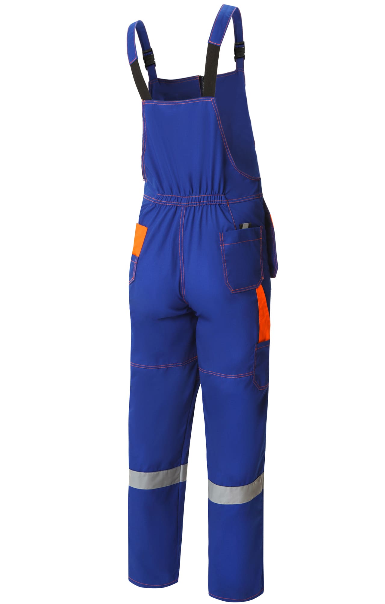 61857 Костюм "Профессионал-2" с СВП василек-оранжевый-черный  Летняя спецодежда  размер 56-58/170-176  - Вид №5