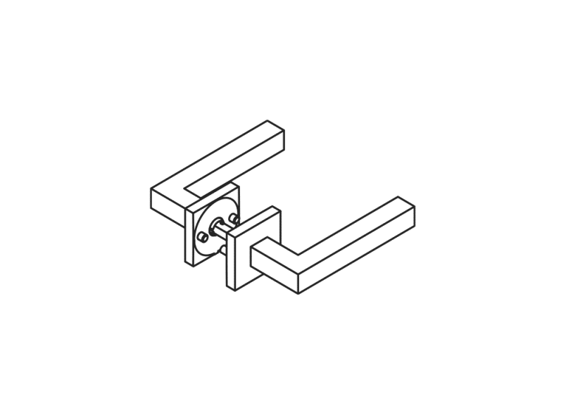 100XPG01.1A0 Дверная ручка для замков стеклянных дверей HEWI Neuheiten BB 