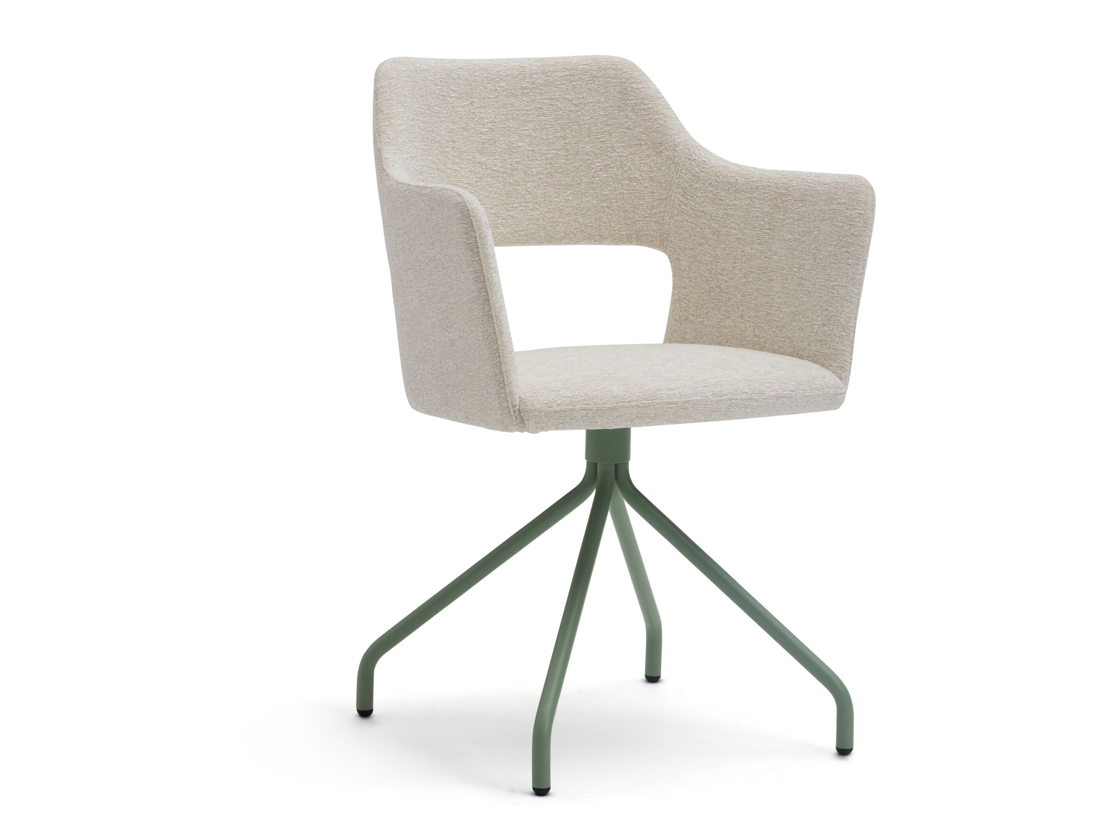 Тканевый мягкий поворотный стул Origins 1971 Edith ARCH-00113721