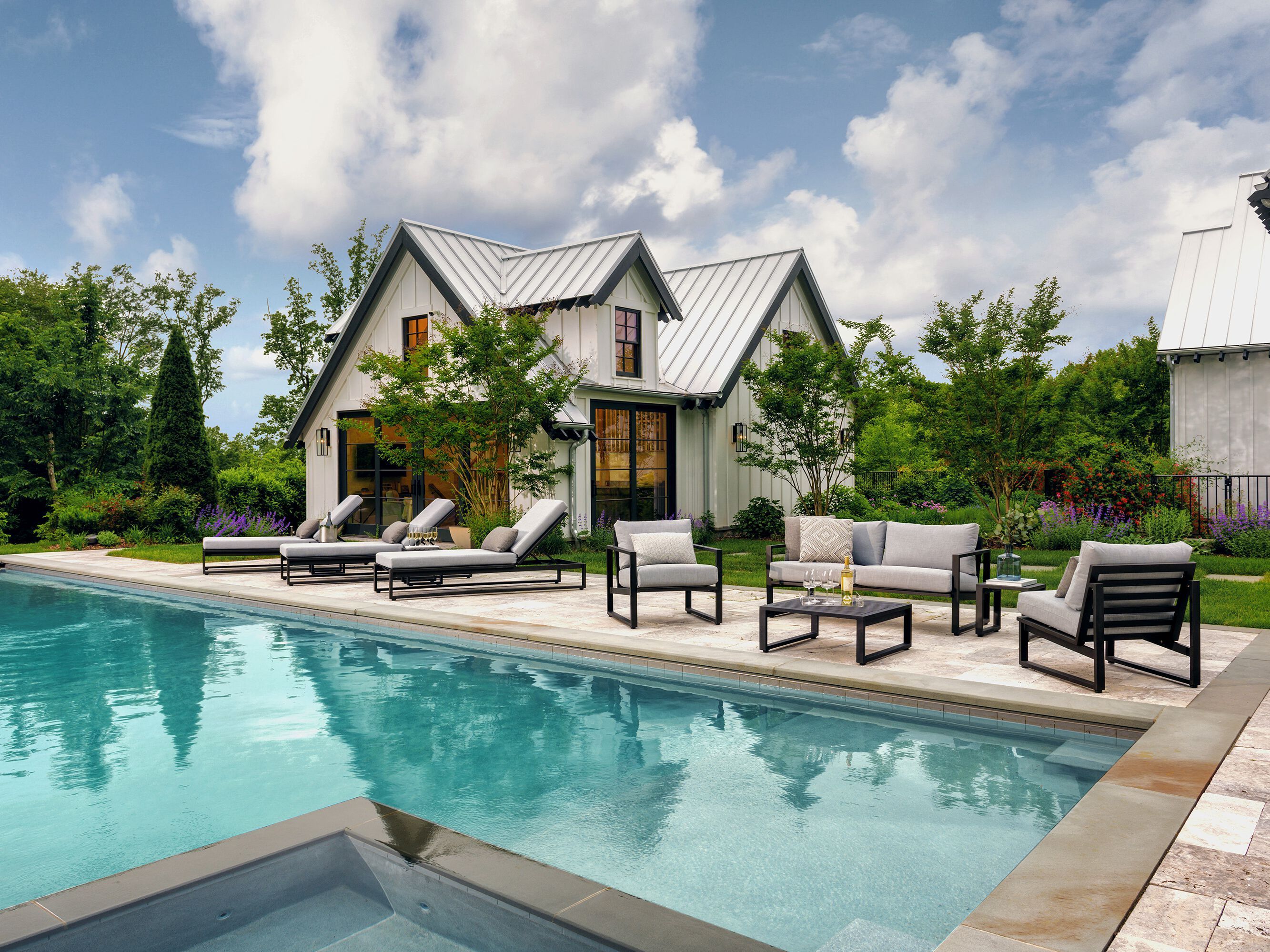 Алюминиевый садовый стул с подлокотниками Walters Tidal ARCH-00019857 - Вид №2