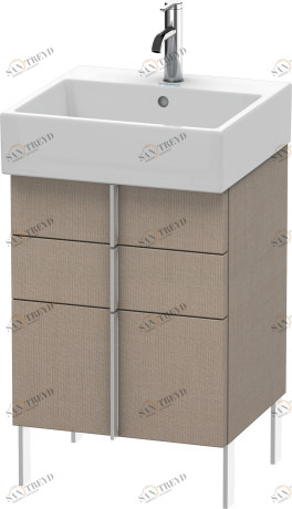 VA658407575 Vero Air Тумбочка напольная Лен, декор Duravit