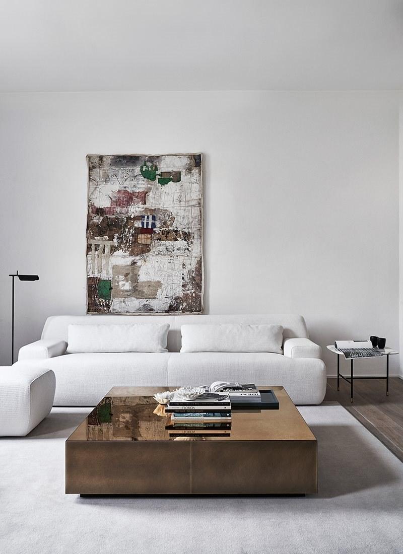 Meridiani Квадратный латунный журнальный столик sun-id-1453993 - Вид №8