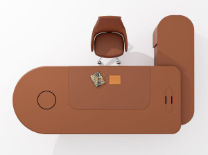 Стол со встроенным сервисным шкафом