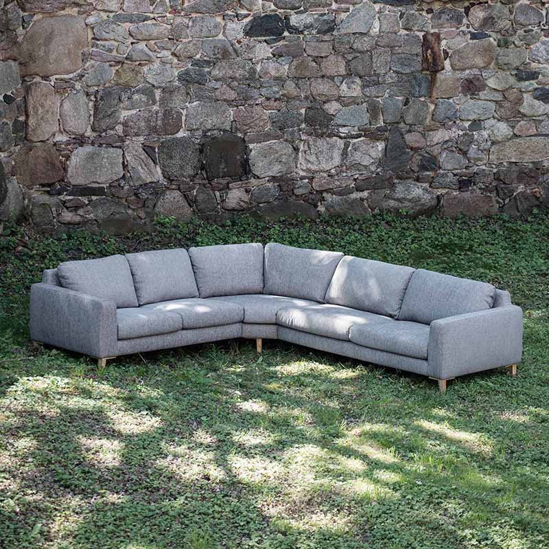 Диван Malin трехместный угловой серый SITS ДИЗАЙНЕРСКИЕ, MALIN 192157 Серый  - Вид №10