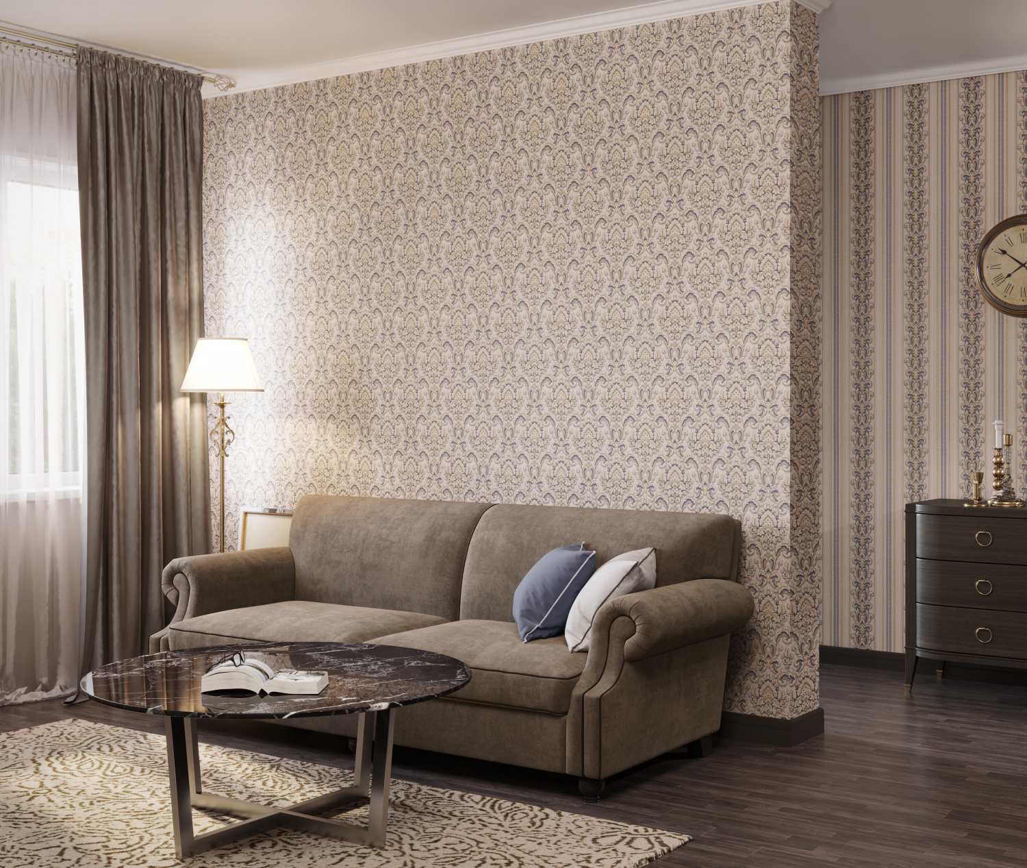 Рулон обоев основа Флизелиновая HC31053-28 Home Color Мин. заказ 6 рулонов HC3105328 - Вид №6