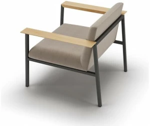 Quadrifoglio Кресло из ткани с подлокотниками Ado