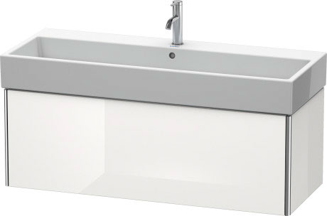 XS409704343 Тумбочка подвесная XSquare #XS4097 1184 x 460 мм Базальт матовый, декор Duravit - Вид №2