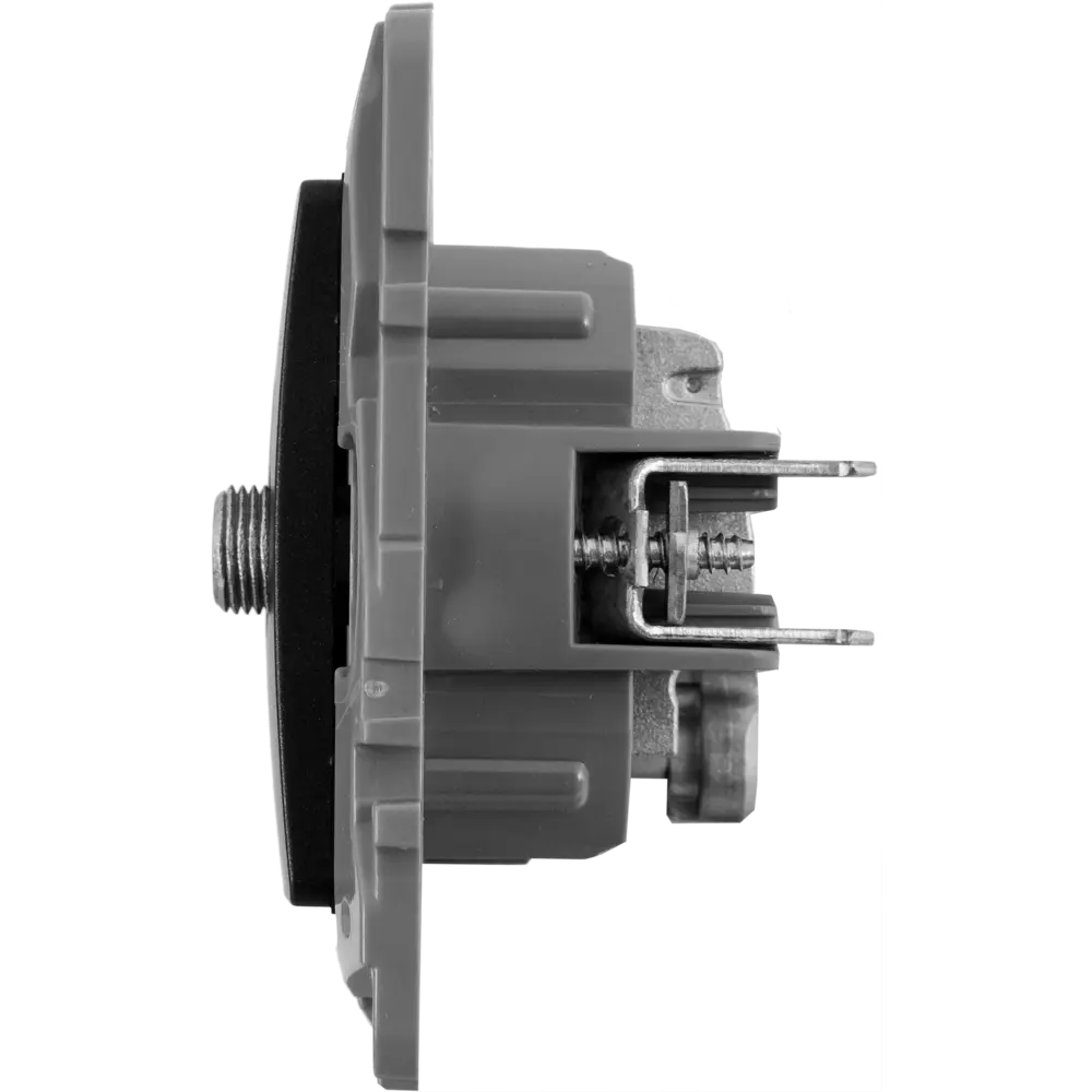 Розетка TV-SAT Legrand Etika двухкабельная цвет антрацит STLM-2177900 - Вид №3