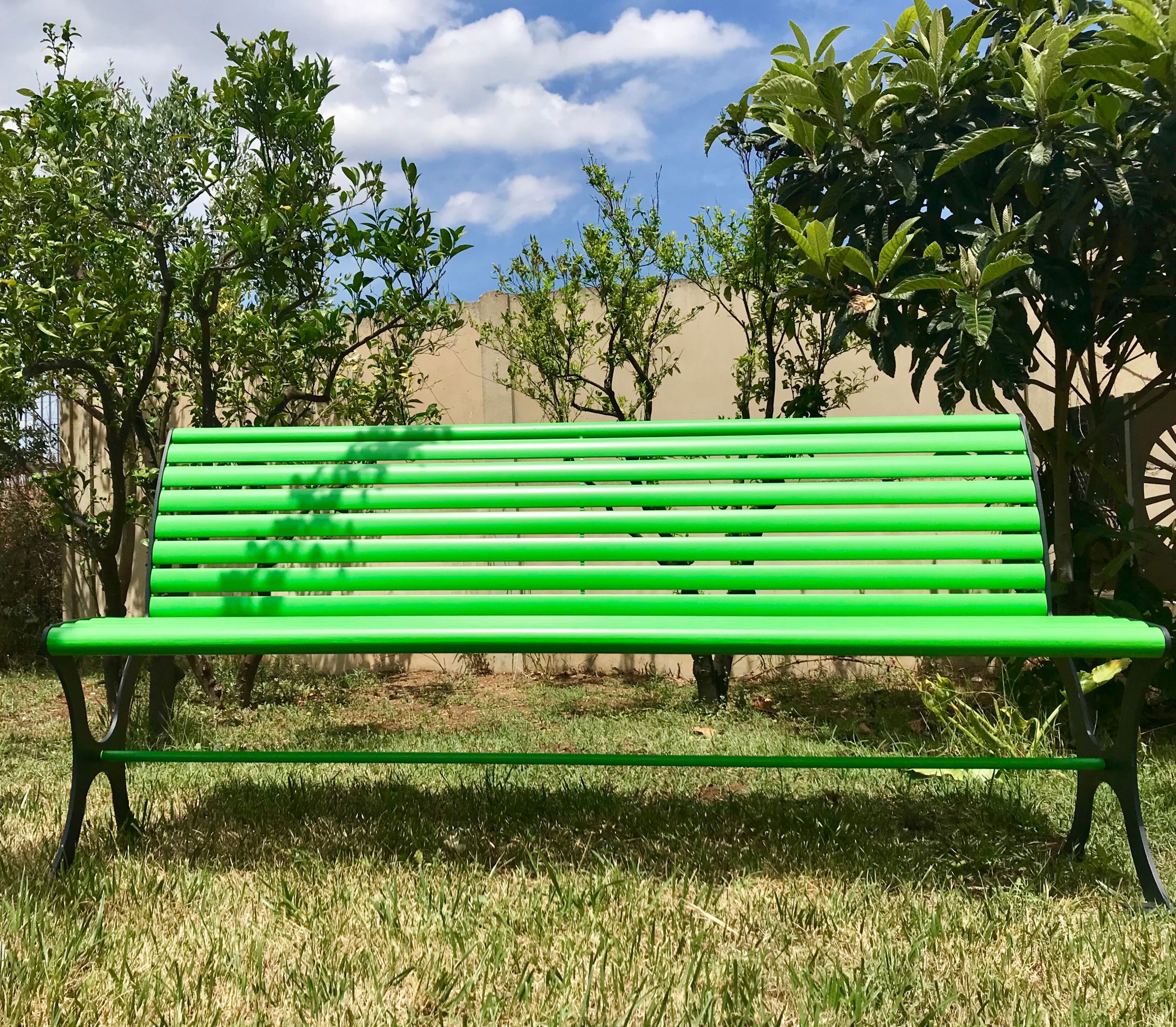 Стальная скамья со спинкой CITYSì GRACE ARCH-00132700 - Вид №3