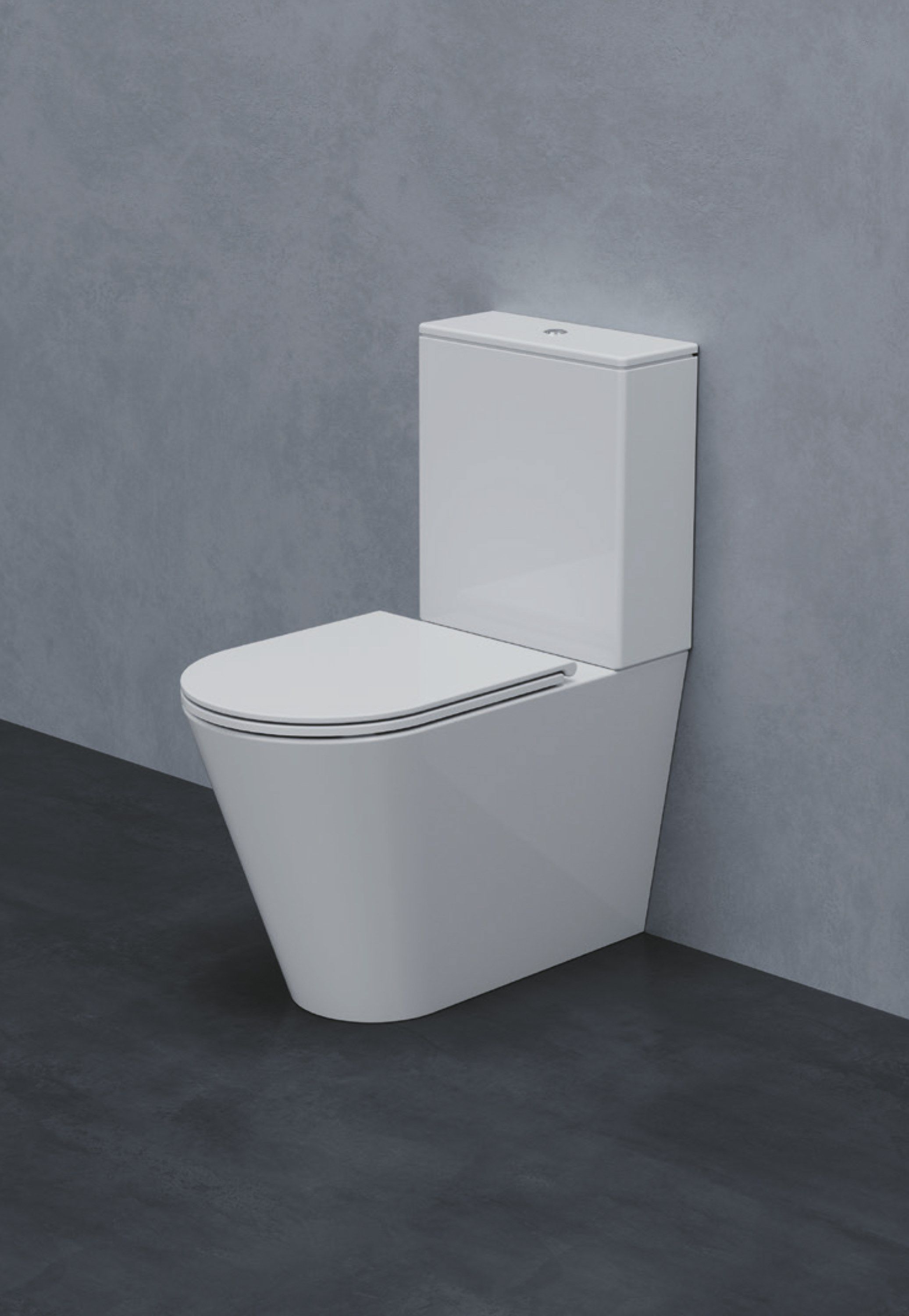 Пол керамический моноблочный туалет Azzurra Ceramica форма ARCH-00014167