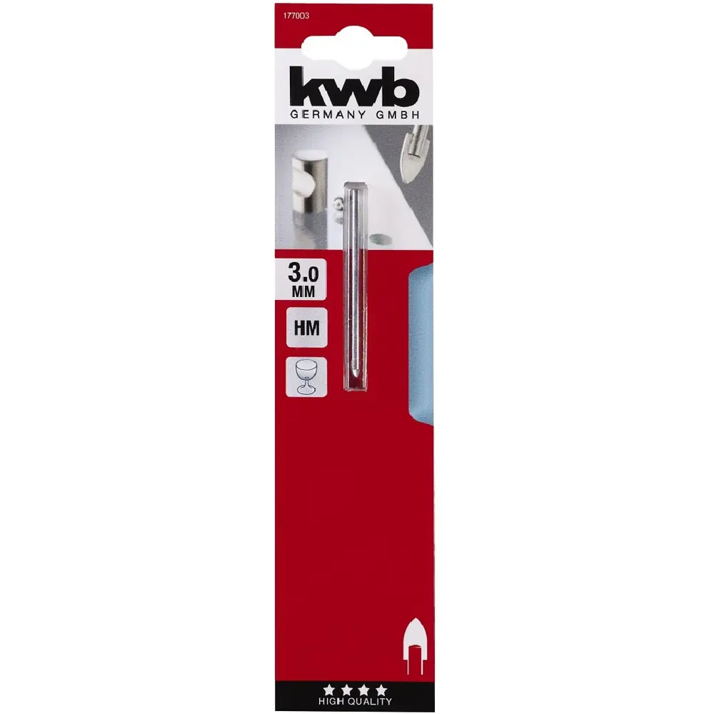 Сверло по стеклу KWB 1770-03, 3x55 мм STLM-2057481 - Вид №1