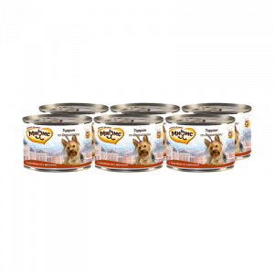 ПР0027410*6 Корм для собак Pro pet Террин по-Версальски, телятина, ветчина конс. 200г (упаковка - 6 шт) МНЯМС