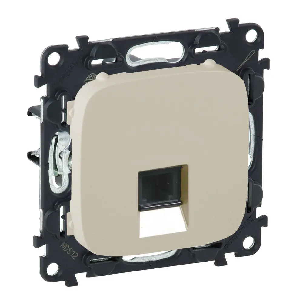 Розетка компьютерная Legrand VLN-A RJ45 CAT5E UTP цвет слоновая кость Valena Allure STLM-2087046 - Вид №3