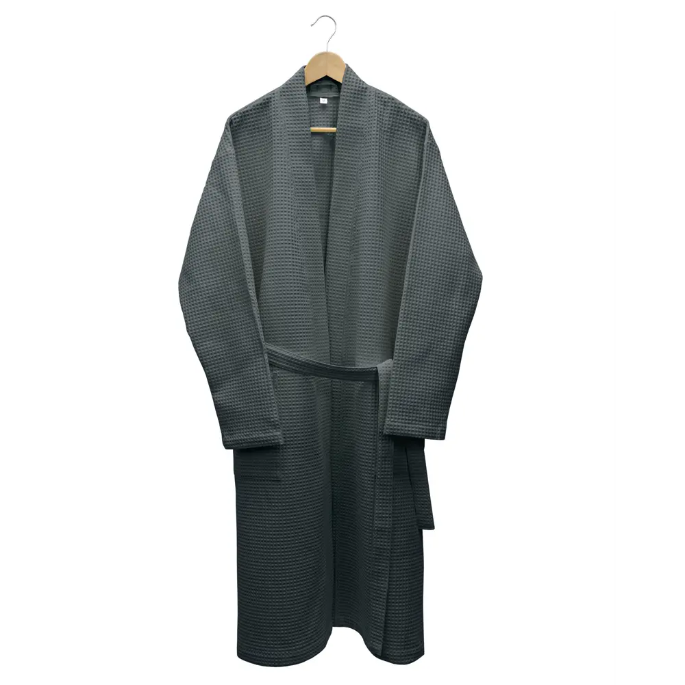 Халат вафельный без капюшона размер XL цвет серый Santreyd STLM-2170848