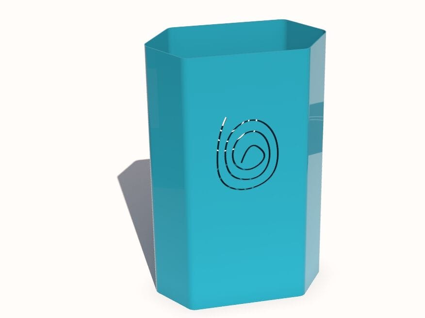 Наружные металлические стойки для мусора CITYSì IMPRONTA ARCH-00077515