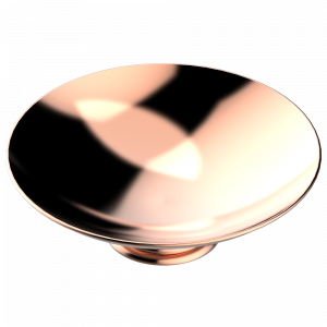 U5A-544GM Мыльница на подставке, диаметр : 150 мм Thg-paris Flore Розовое золото